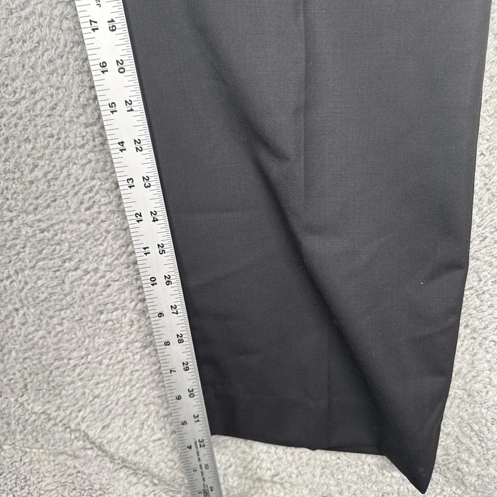 New Banana Republic Wool Suit Pant Mens 35x32 Classic Fit Black MSRP $98.50‎